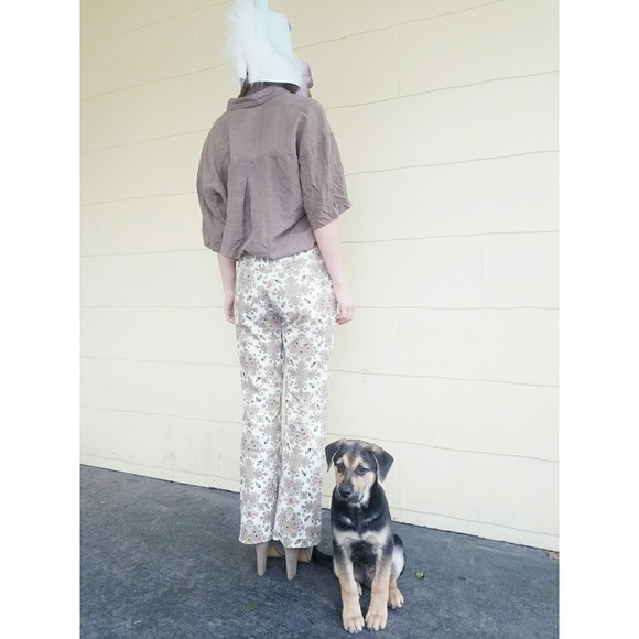 Nicole by Nicole Miller 8 Pants Pastel Paisley - Picture 3 of 8